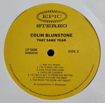 2LP Colin Blunstone: One Year DLX | LTD 574055