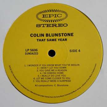 2LP Colin Blunstone: One Year DLX | LTD 574055