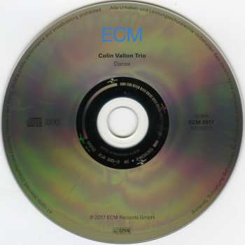 CD Colin Vallon Trio: Danse 250113