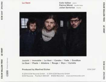 CD Colin Vallon Trio: Le Vent 346532