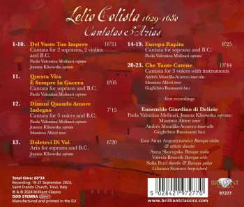 CD Lelio Colista: Cantatas & Arias 618033