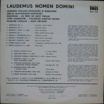 LP Collegium Musicae Sacrae: Laudemus Nomen Domini 560457