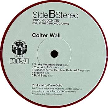 LP Colter Wall: Colter Wall  CLR 567412