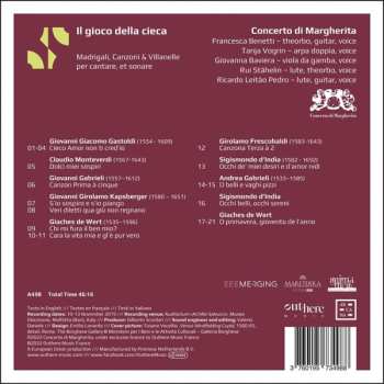 CD Concerto Di Margherita: Il Gioco Della Cieca 552527