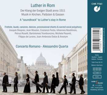 CD Concerto Romano: Luther In Rom (A "Soundtrack" To Luther's Stay In Rome) 302983