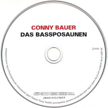 CD Conrad Bauer: Das Bassposaunen 586797