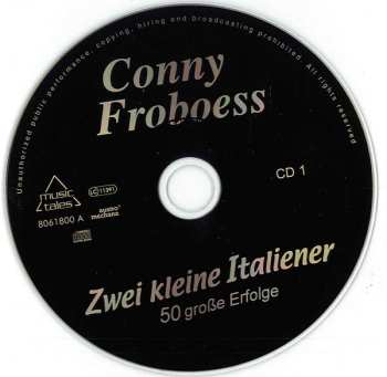 2CD Conny Froboess: Zwei Kleine Italiener - 50 Große Erfolge 558097