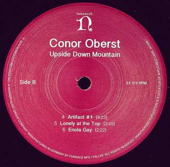 2LP/CD Conor Oberst: Upside Down Mountain 48474