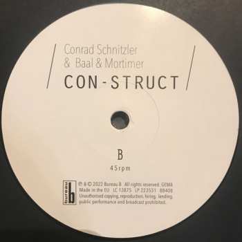 LP Conrad Schnitzler: Con-Struct 587920