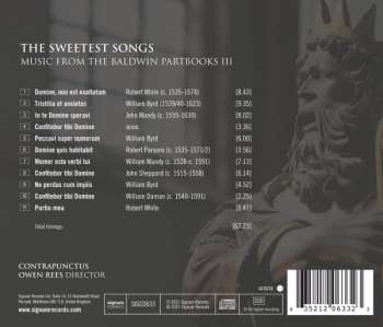 CD Contrapunctus: The Sweetest Songs: Music From The Baldwin Partbooks III 575175