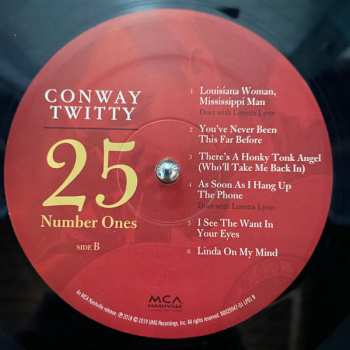 2LP Conway Twitty: 25 Number Ones 593227