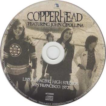 CD Copperhead: Live At Pacific High Studios San Francisco 1972 509770