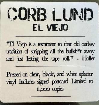 LP Corb Lund: El Viejo CLR | LTD 580468