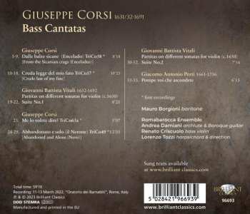 CD Giuseppe Corsi: Bass Cantatas 586673