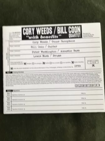 Cory Weeds: With Benefits