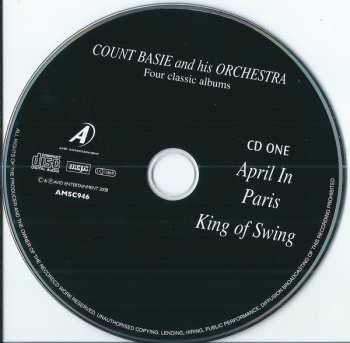 2CD Count Basie Orchestra: Four Classic Albums 553347