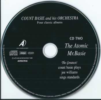 2CD Count Basie Orchestra: Four Classic Albums 553347