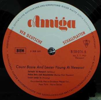 LP Count Basie: Count Basie And Lester Young At Newport 587035