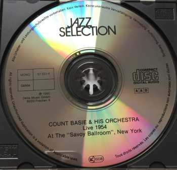 CD Count Basie Orchestra: Live 1954 At The "Savoy Ballroom", New York 647856