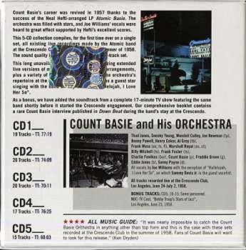 5CD Count Basie Orchestra: Complete Live At The Crescendo 1958 342194