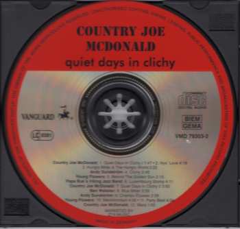 CD Country Joe McDonald: Country Joe Welcomes You To Quiet Days In Clichy 547336