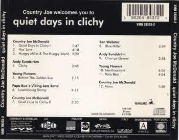 CD Country Joe McDonald: Country Joe Welcomes You To Quiet Days In Clichy 547336