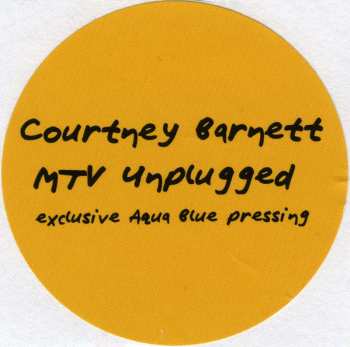 LP Courtney Barnett: MTV Unplugged CLR | LTD 604476