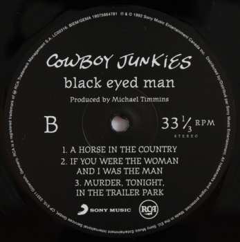 2LP Cowboy Junkies: Black Eyed Man 550180