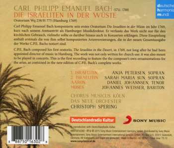 CD Carl Philipp Emanuel Bach: Die Israeliten In Der Wüste 649166