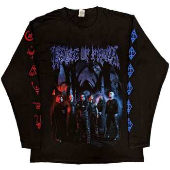 Merch Cradle Of Filth: Cradle Of Filth Unisex Long Sleeve T-shirt: Existence Band (back & Sleeve Print) (medium) M