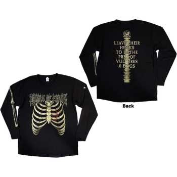 Merch Cradle Of Filth: Cradle Of Filth Unisex Long Sleeve T-shirt: Skeleton (back & Sleeve Print) (small) S