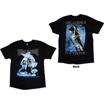 Merch Cradle Of Filth: Cradle Of Filth Unisex T-shirt: Decadence (back Print) (medium) M