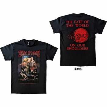 Merch Cradle Of Filth: Cradle Of Filth Unisex T-shirt: Existance Is Futile Saturn (back Print) (small) S