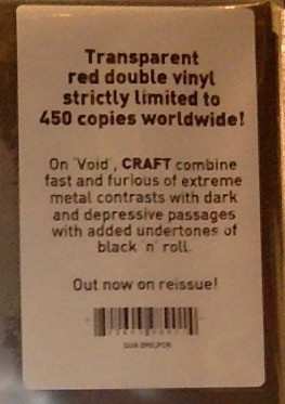 2LP Craft: Void LTD | CLR 129168