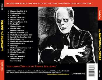 CD Craig Safan: The Phantom Of The Opera - New Music for the 1925 Film Classic 564376