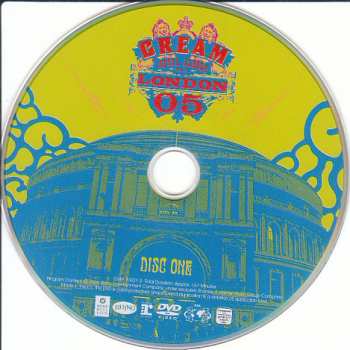 2DVD Cream: Royal Albert Hall - London - May 2-3-5-6 05 31131