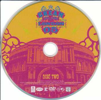 2DVD Cream: Royal Albert Hall - London - May 2-3-5-6 05 31131