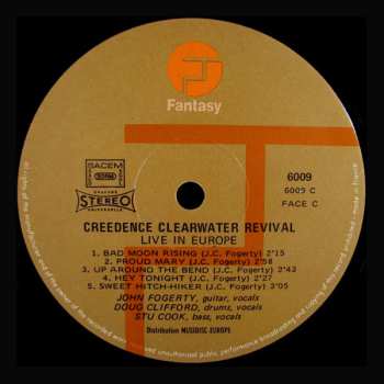 2LP Creedence Clearwater Revival: Live In Europe 652757