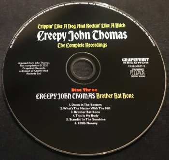 3CD/Box Set Creepy John Thomas: Trippin' Like A Dog And Rockin' Like A Bitch: The Complete Recordings 423073