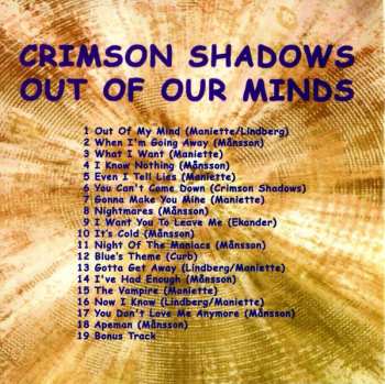 CD Crimson Shadows: Out Of Our Minds 420438