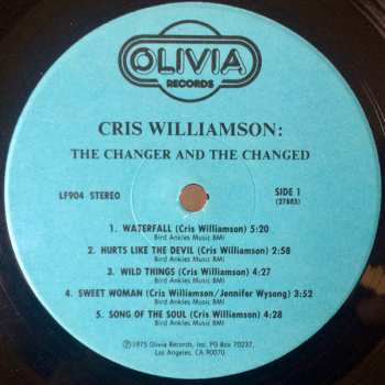 LP Cris Williamson: The Changer And The Changed 608819