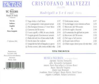 CD Cristofano Malvezzi: Madrigali A 5 E 6 Voci 556191