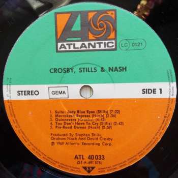 LP Crosby, Stills & Nash: Crosby, Stills & Nash 671006