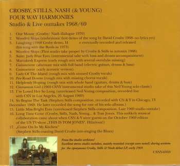 CD Crosby, Stills, Nash & Young: Four Way Harmonies (Studio & Live Outtakes 1968/69) 551678