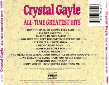 CD Crystal Gayle: All Time Greatest Hits 544805