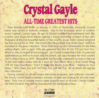 CD Crystal Gayle: All Time Greatest Hits 544805