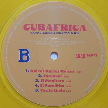 LP El Cuarteto Patria: CubAfrica CLR | LTD 571206