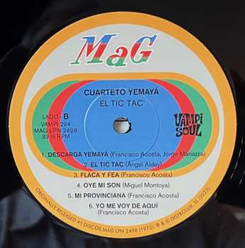 LP Cuarteto Yemaya: El Tic Tac 568114