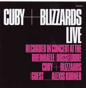 CD Cuby + Blizzards: Cuby + Blizzards Live '68 (Recorded In Concert At The Rheinhalle Dusseldorf) 98462