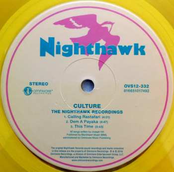 LP Culture: The Nighthawk Recordings LTD | CLR 405888